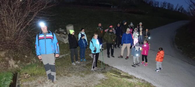 OTROŠKI POHOD Z LUČKAMI NA BUKOVEC  9.1.2027 ob 17 h s planinskim društvom Pohorje Zg. Polskava